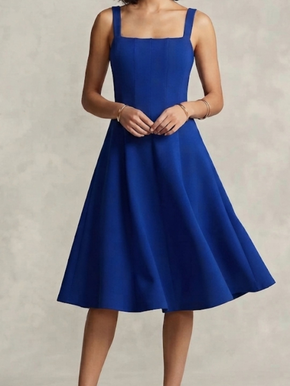 Bailey 44 Cobalt Blue Fit-and-Flare Mini Dress